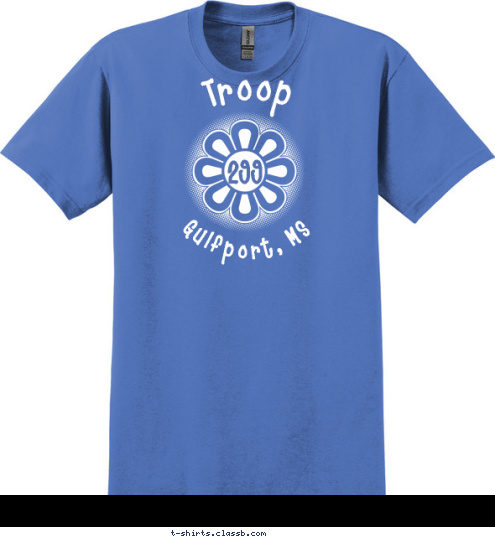 299 Gulfport, MS Troop T-shirt Design 