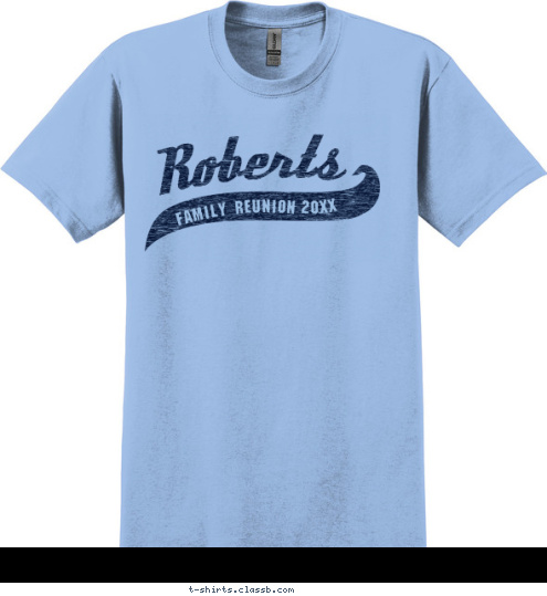 Roberts 2012 FAMILY REUNION T-shirt Design sp210