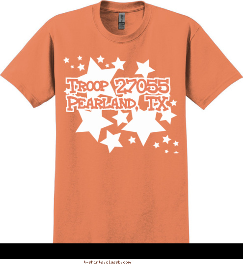 Troop 27055
Pearland, TX  T-shirt Design 