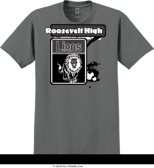 Lions Roosevelt High T-shirt Design SP2921