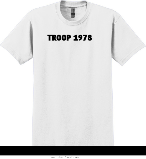 TROOP 1978 T-shirt Design 