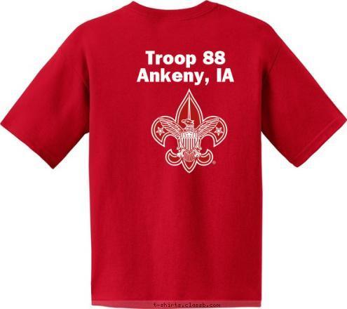 BSA Troop 88
Ankeny, IA Troop 88
Ankeny, IA T-shirt Design 