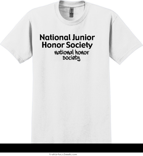 National Junior Honor Society  T-shirt Design 