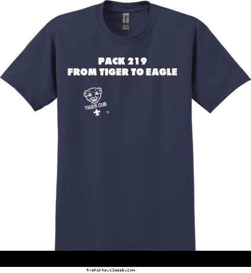       PACK 219  
 FROM TIGER TO EAGLE T-shirt Design 