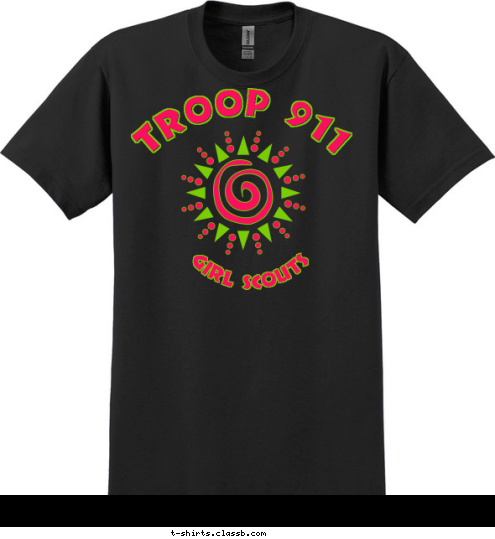 Girl Scouts Troop 911 Girl Scouts T-shirt Design 