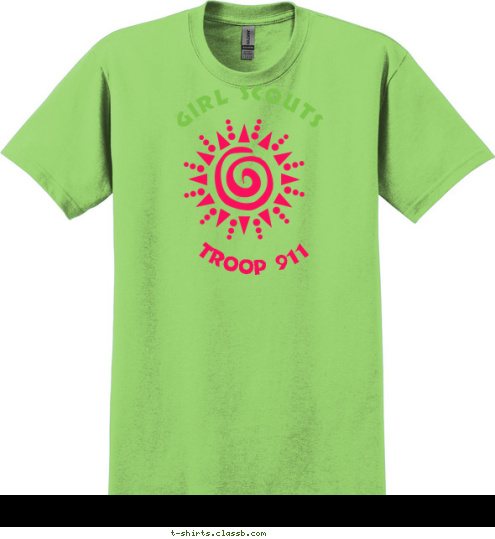 Girl Scouts Troop 911 Troop 911 T-shirt Design 