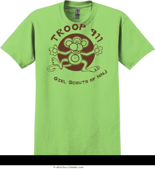 Girl Scouts of NNJ TROOP 911 T-shirt Design 