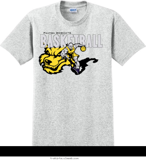 Paxton BOBCATS BASKETBALL T-shirt Design 