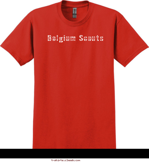 Belgium Scouts T-shirt Design 