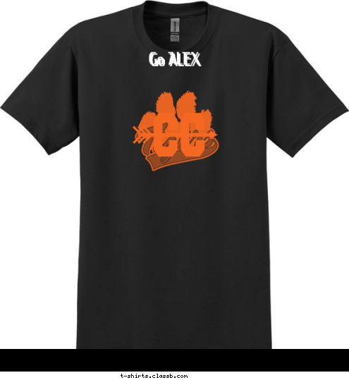 Go ALEX  Mercedes Tigers Go ALEX  T-shirt Design 