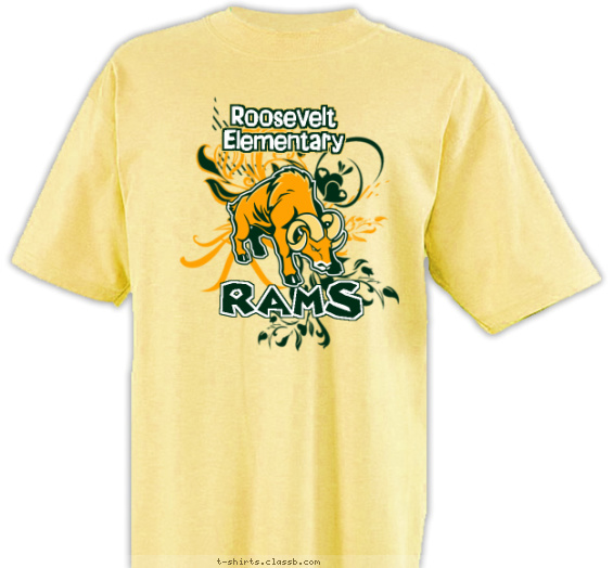 SP2931 Rams Pride T-shirt Design