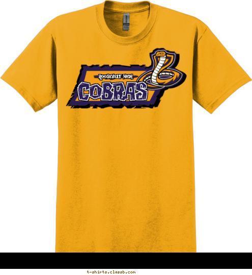 Roosevelt High Cobras T-shirt Design SP2937