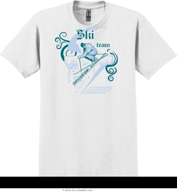 SP2940 Ski Team T-shirt Design