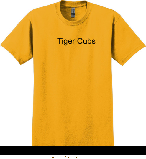 Tiger Cubs T-shirt Design 