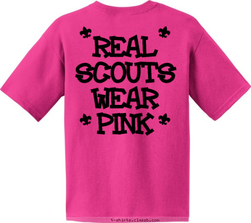 1581 SEAN EASLEY REAL 
SCOUTS
LIKE
PINK 1581 REAL 
SCOUTS
WEAR
PINK T-shirt Design 