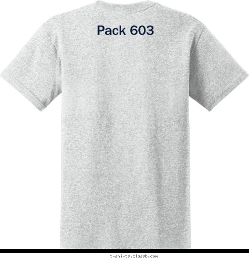 Pack 603 PACK 603 LEAGUE CITY, TEXAS 1998 EST. T-shirt Design 