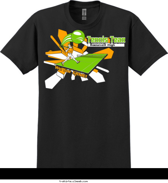 We Got Game Tennis T-shirt Design