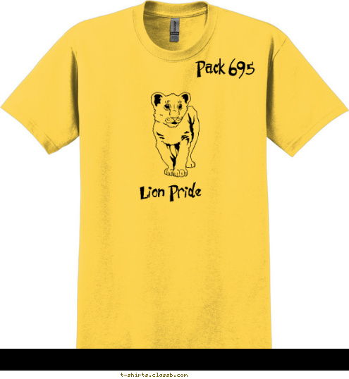 New Text New Text Your text here! Lion Pride Pack 695 T-shirt Design 