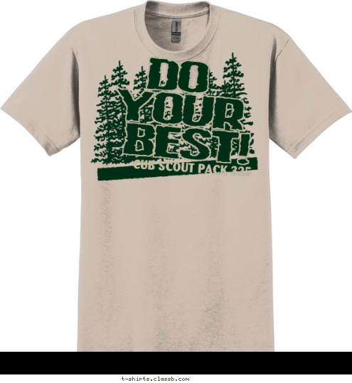 CUB SCOUT PACK 325 BEST! YOUR DO T-shirt Design Pack 325 Design 4