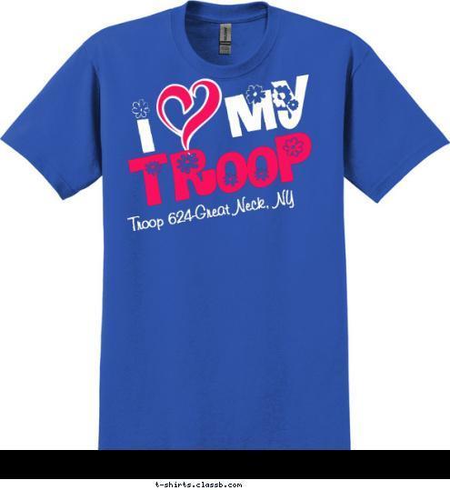 Troop 624-Great Neck, NY TROOP I    my T-shirt Design girl scouts1