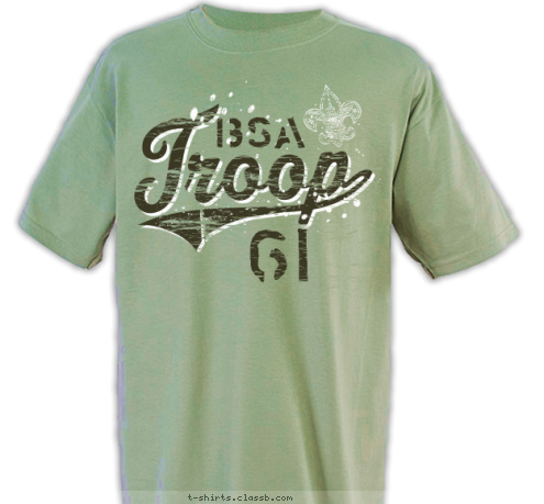 61 BSA T-shirt Design light green