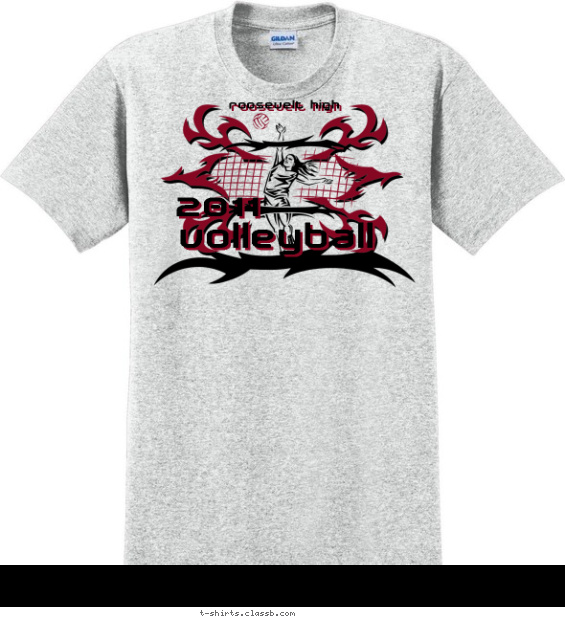 Volleyball Net Design T-shirt Design