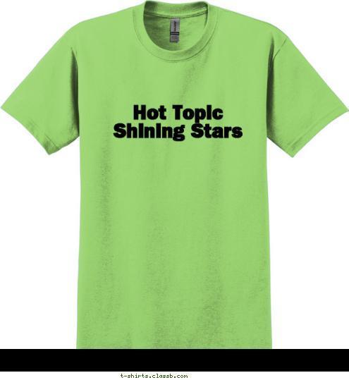 Hot Topic 
Shining Stars T-shirt Design 