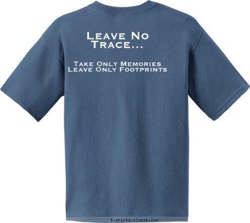  Take Only Memories
Leave Only Footprints Pack 119 Leave No Trace...
 Union Township T-shirt Design 