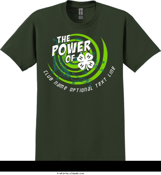 The Power of 4-H T-shirt Design