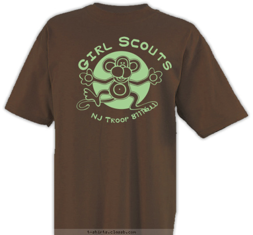 NJ Troop 81116 Girl Scouts T-shirt Design 