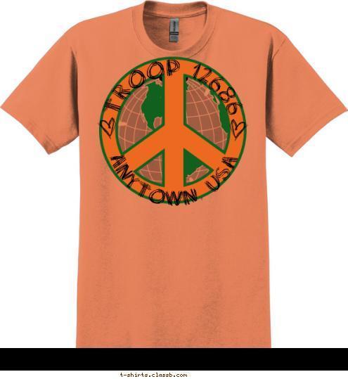 ANYTOWN, USA TROOP 12686 T-shirt Design 