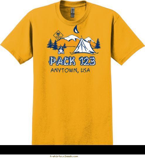 ANYTOWN, USA PACK 123 T-shirt Design 