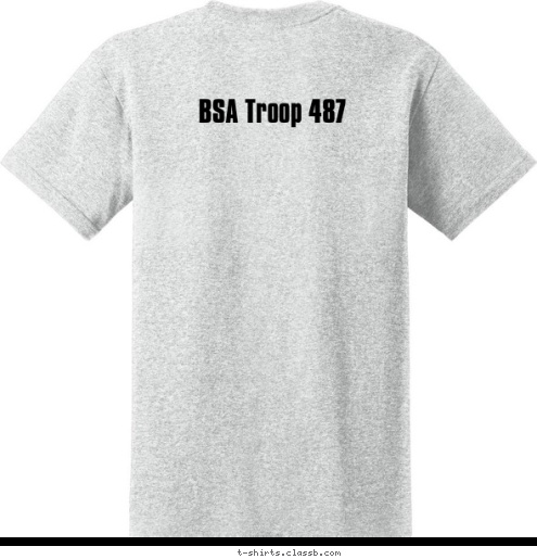 BSA Troop 487 T-shirt Design 