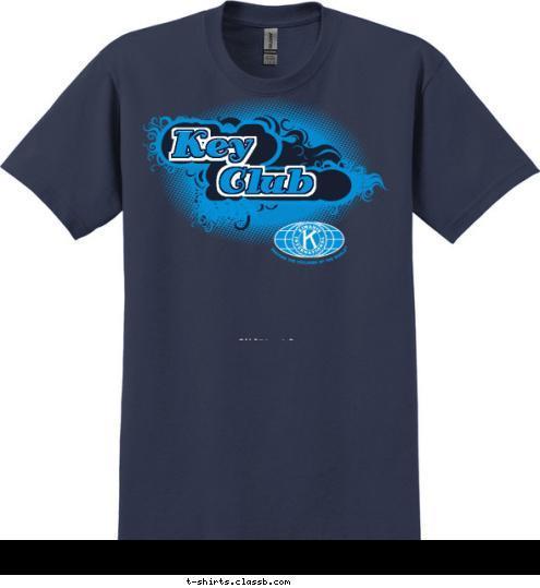 Club Chapin HS Key T-shirt Design 