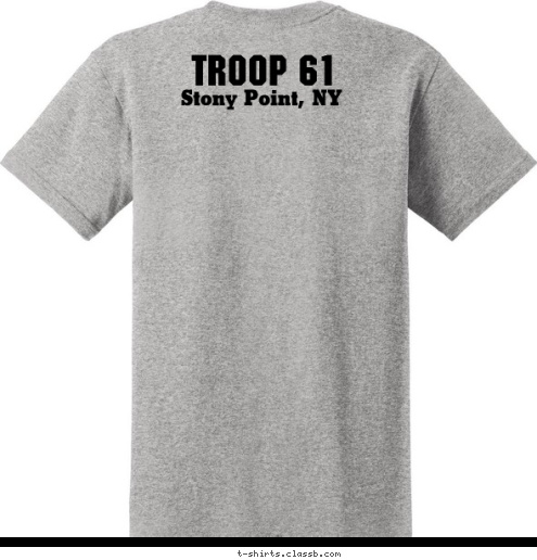 TROOP 61 Stony Point, NY T-shirt Design No Garry Troop 61 2010