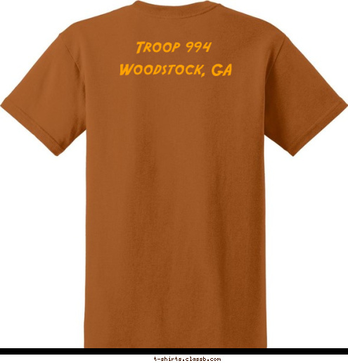 994 Woodstock, GA Troop 994 Be Prepared T-shirt Design 