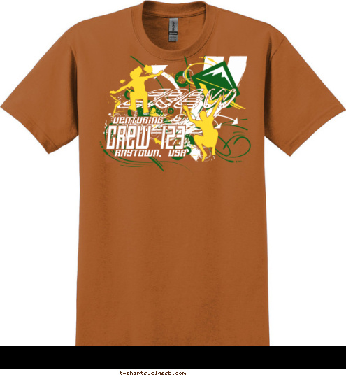 ANYTOWN, USA CREW 123 VENTURING CREW 123 T-shirt Design SP2223