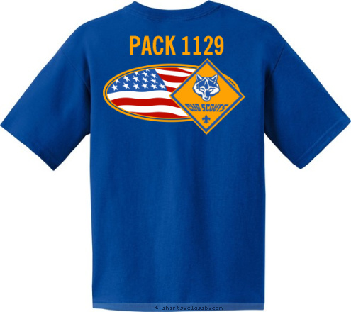 PACK 1129 St. Luke School McLean, VA T-shirt Design 