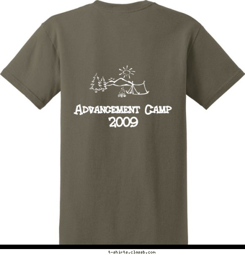 Cub Scouts
Pack 18 Advancement Camp
2009 T-shirt Design 