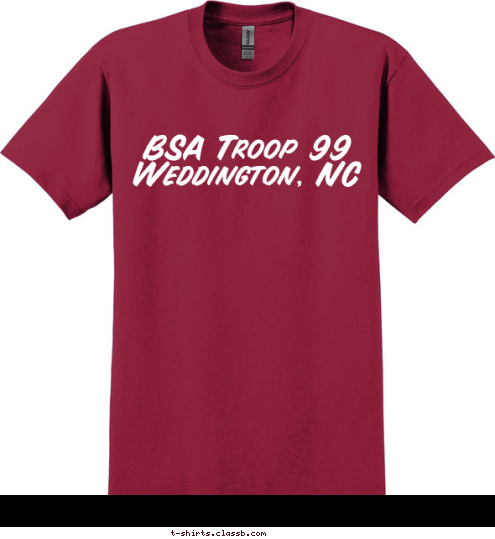 BSA Troop 99 Weddington, NC BSA Troop 99 Weddington, NC T-shirt Design 