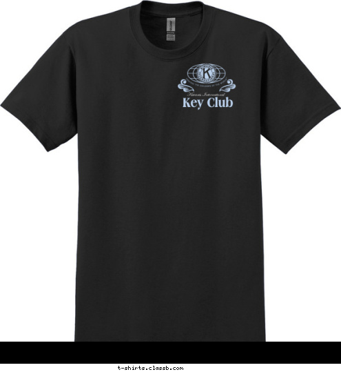 Kiwanis International Key Club  T-shirt Design 