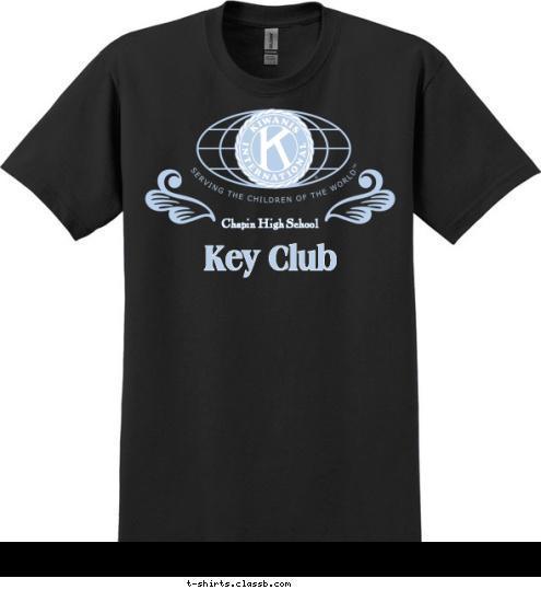 Chapin High School Key Club  T-shirt Design 