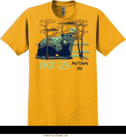 ANYTOWN
USA PACK 123 T-shirt Design 