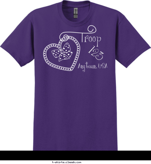 Anytown, USA 123 roop T-shirt Design 