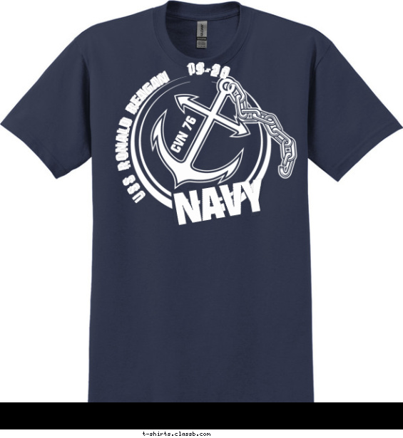 Ship Anchor Shirt T-shirt Design