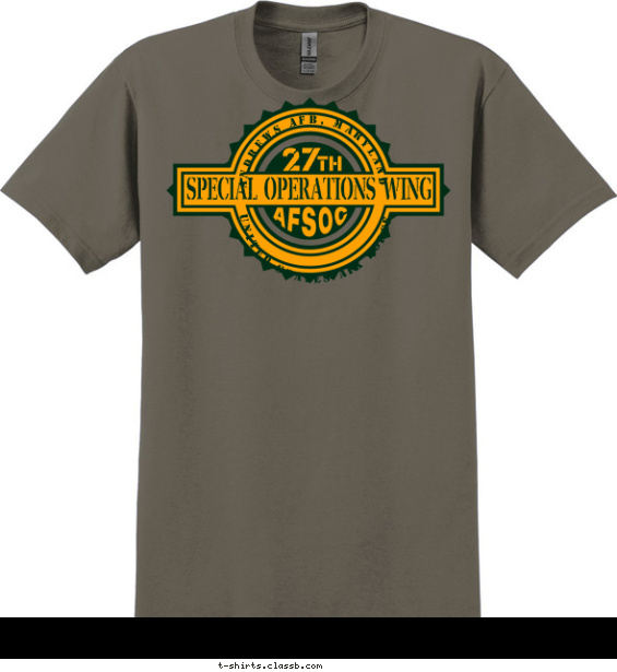 Air Force Front and Center Shirt T-shirt Design