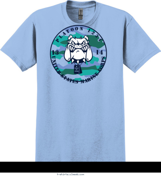 Bulldog Marine Corps Shirt T-shirt Design