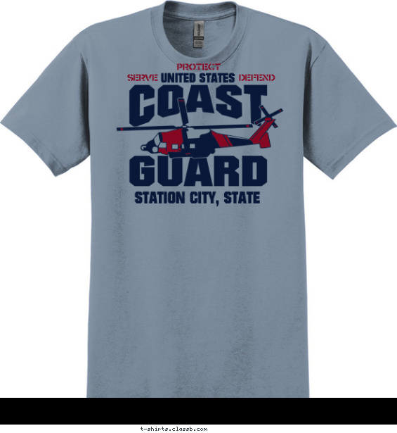 Coast Guard Helicopter Shirt T-shirt Design