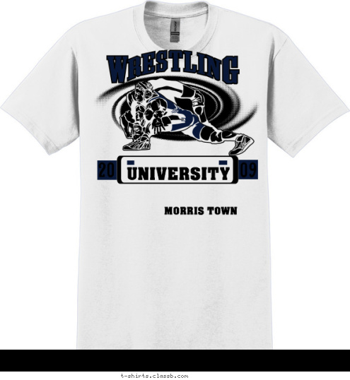 09 20 MORRIS TOWN UNIVERSITY T-shirt Design 