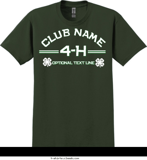 CLUB NAME CITY, STATE
 4-H T-shirt Design SP2814